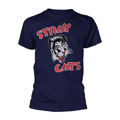 Cat Logo T-Shirt (navy blue)