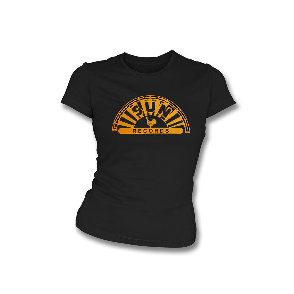 Sun Records Girl Slim Fit T-Shirt