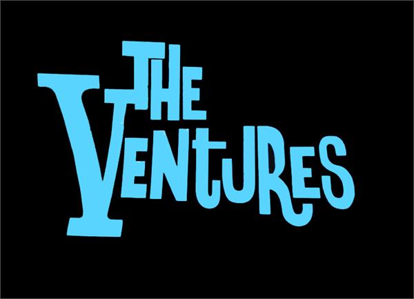 Ventures Logo Black T-Shirt