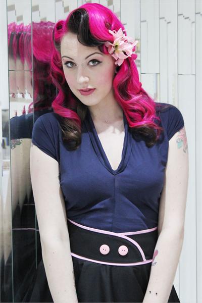 Classic Jersey Navy Blue Top (UK8/UK14)