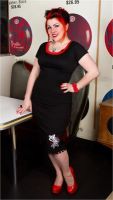 Atomic Dolly Black Top Miss Fortune