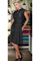 Bridget Bombshell Polka Dot Dress
