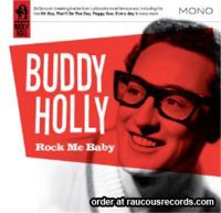 Buddy Holly Rock Me Baby CD 1950s rock 'n' roll at Raucous Records.