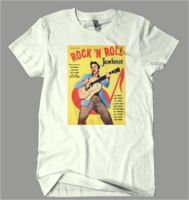 Elvis Presley - Rock 'n' Roll Jamboree Cream T-Shirt