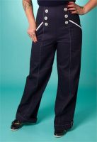 Nautical Nancy Swing Trousers