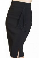 Sarina Ruffle High Waisted Pencil Skirt