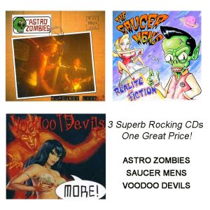 Psychobilly  cds Astro Zombies Voodoo Devils Voodoo Devils 3 CDs