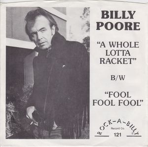 Billy Poore A Whole Lotta Racket vinyl single