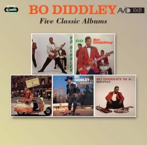 Bo Diddley Five Classic Albums 2CD 1950s rock 'n' roll at Raucous Records.