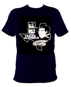 Bob Wills and His Texas Playboys King Of Western Swing t-shirt rockabilly at Raucous Records.