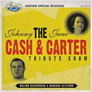 Roland Riedberger and Barbara Clifford Cash and Carter Tribute Show CD rockabilly at Raucous Records.