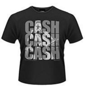 Johnny Cash Cash Cash rockabilly t-shirt at Raucous Records.
