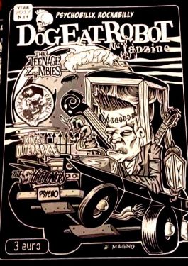 Dog Eat Robot psychobilly fanzine Issue 13