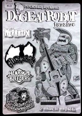 Dog Eat Robot psychobilly fanzine issue 17 at Raucous Records.