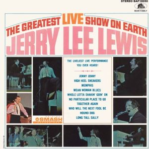 Jerry Lee Lewis The Greatest Live Show On Earth LP rock 'n' roll vinyl at Raucous Records.