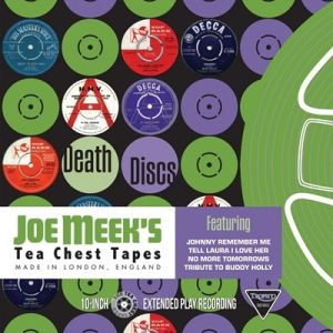 Death Discs Joe Meek’s Tea Chest Tapes 10" LP British rock 'n' roll vinyl at Raucous Records.