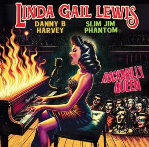 Linda Gail Lewis Rockabilly Queen pink vinyl LP at Raucous Records.