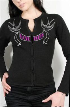 Love Hurts Black Cardigan