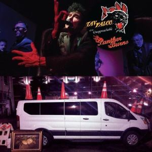 Tav Falco and The Unapproachable Panther Burns Me and My Chauffeur Blues 7" vinyl single at Raucous Records.