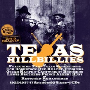 Texas Hillbillies 4-CD set 1920s and 1930s hillbilly music at Raucous Records.