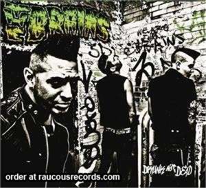 The Brains Drunk Not Dead CD psychobilly at Raucous Records.