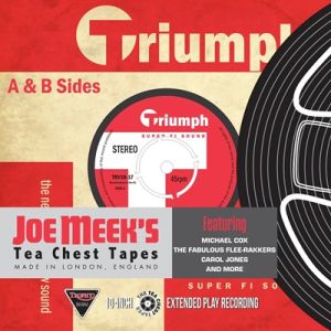 Triumph A & B Sides Joe Meek’s Tea Chest Tapes 10" LP British rock 'n' roll vinyl at Raucous Records.