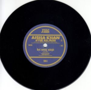 Aisha Khan and The Rajahs Good Morning Midnight 7" single rhythm and blues vinyl at Raucous Records.