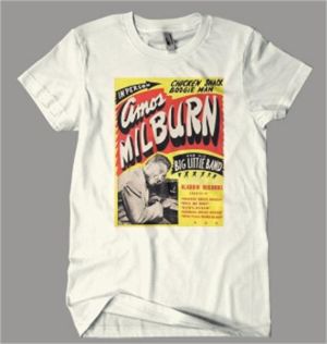 Amos Milburn - In Person Cream T-Shirt