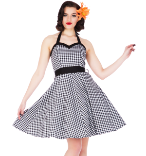 Anita Gingham 50s Style Swing Dress