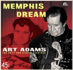 Art Adams Memphis Dream 7" EP rockabilly vinyl at Raucous Records.
