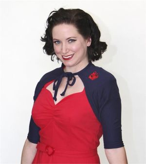 Navy Anchor Bolero at Retro Vixens