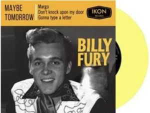 Billy Fury Maybe Tomorrow 10" LP British rock 'n' roll vinyl at Raucous Records.