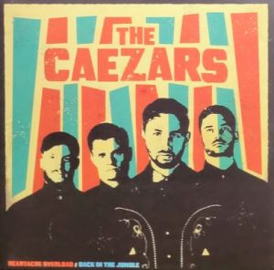 The Caezars Heartache Overload 7" single rockabilly vinyl at Raucous Records.