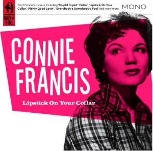 Connie Francis Lipstick On Your Collar CD complete 1950s rock 'n' roll at Raucous Records.