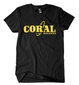 Coral Records black T-Shirt