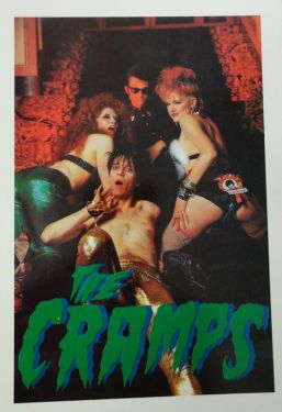 Cramps Psychobilly Postcard