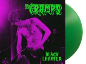 The Cramps Black Leather LP green vinyl at Raucous Records.