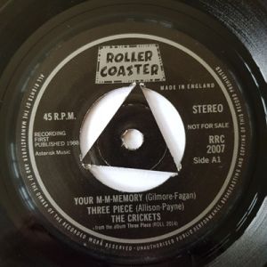 The Crickets Your M-M-Memory 7" EP rock 'n' roll vinyl at Raucous Records.