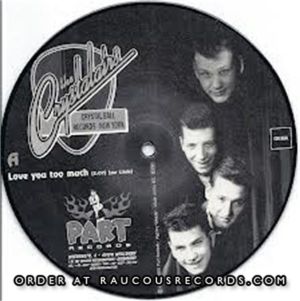 The Crystalairs Love You Too Much Vinyl Single Picture Disc doowop rock 'n' roll at Raucous Records.