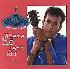 Dave Crimmen Where He Left Off CD