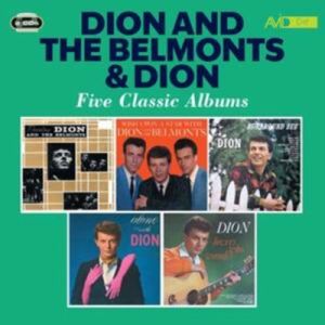 Dion and The Belmonts Five Classic Albums 2CD 1950s doowop rock 'n' roll at Raucous Records.