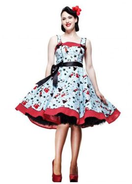 Dixie 1950s Full Circle Dress Hell Bunny Pop Soda