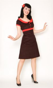 Dolly Ladybug Pin Up Style Dress