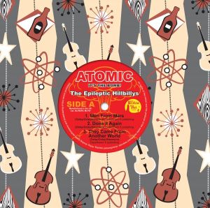 Epileptic Hillbillys Atomic It's The Bomb! 10" LP western star psychobilly vinyl at Raucous Records.