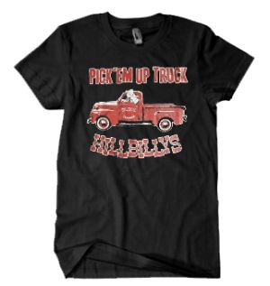 Epileptic Hillbillies Pick'em Up Truck Black T-Shirt