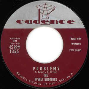Everly Brothers Problems 7" vinyl single 1950s rock 'n' roll at Raucous Records.