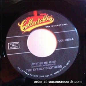 Let It Be Me 7" Single (vinyl)