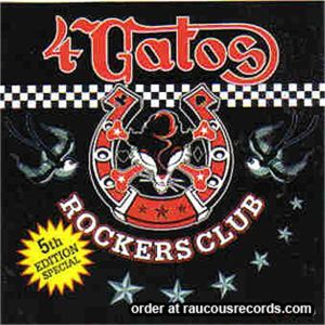 4 Gatos Rockers Club Festival CD rockabilly at Raucous Records.