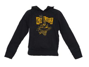 Go-Katz black hooded top psychobilly at Raucous Records.