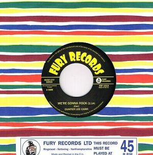 Gunter Lee Carr We're Gonna Rock 7" Single 1950s rhythm and blues vinyl at Raucous Records.